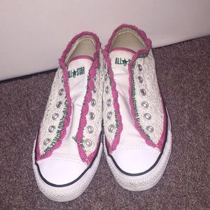 Crochet Converse Slip on Sneakers